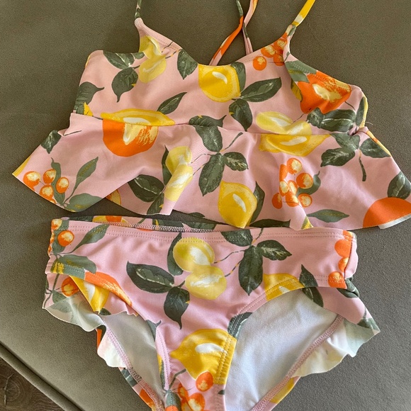 Girl’s Ruffle Tankini - Picture 1 of 5